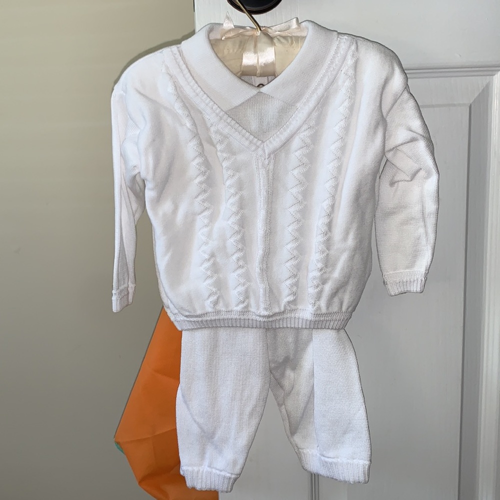 Baby sweater outfit